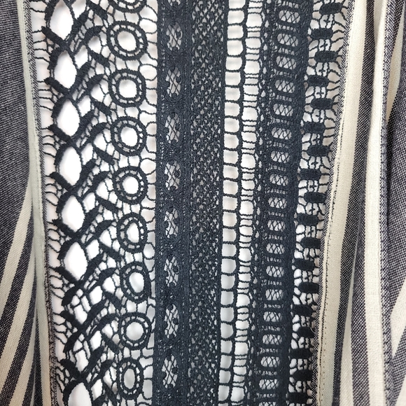 Anthropologie ROFFE 100% Cotton Crochet Cardigan - Picture 3 of 6